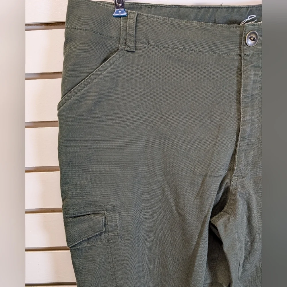 Eddie Bauer Women's Olive Green Cargo Pants Size 20 TALL NWT!